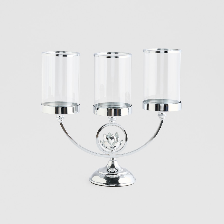 Świecznik potrójny Cristal shine brooche