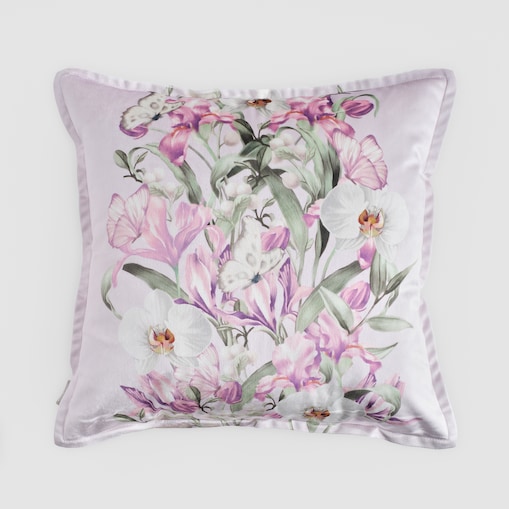 Poszewka z nadrukiem Anneli 45x45 cm z motywem kwiatowym