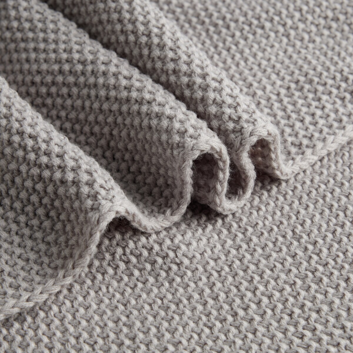 Jednokolorowy koc dzianinowy Zoltane 130x170 cm