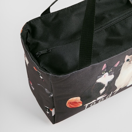 Torba Na Lunch Gattino 15x30 cm z motywem zwierzęcym