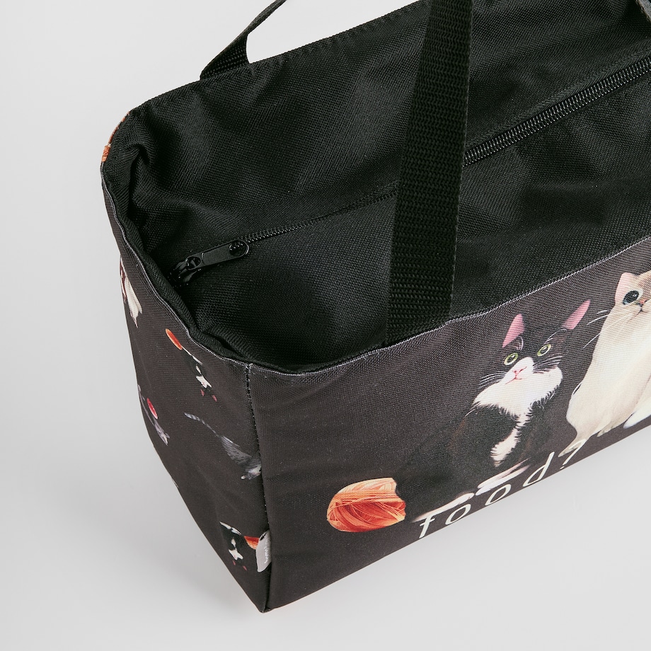 Torba Na Lunch Gattino 15x30 cm z motywem zwierzęcym