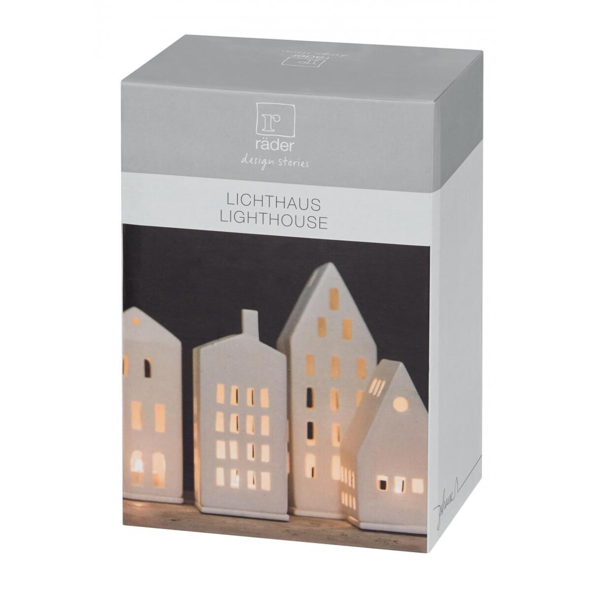 Lampion Domek Dach Czterospadowy, 16.5 cm, Raeder