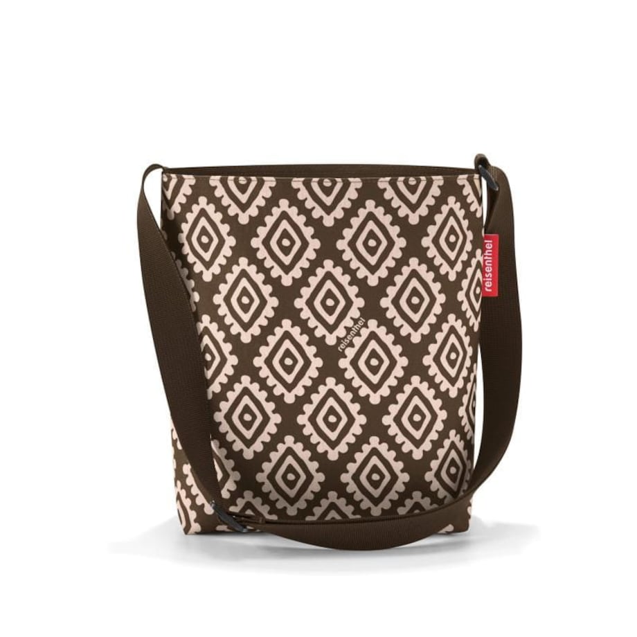 Torba shoulderbag S diamonds mocha - poliester, 4,7 l