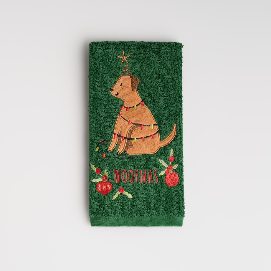 Ręcznik Kuchenny Dogimas 37x50 cm z motywem choinki