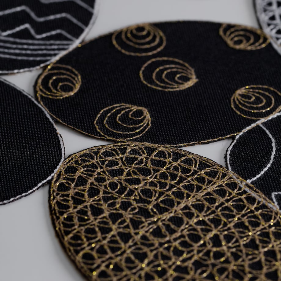 Serweta Scrolly Egg 80x80 cm