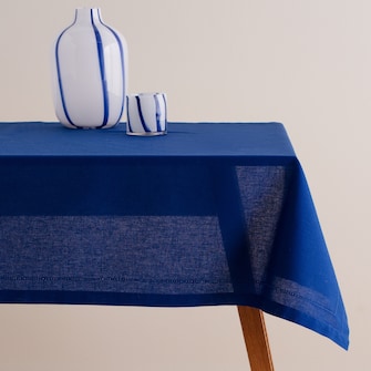 Solid Tablecloth With Hemp Dellon 150x220 cm