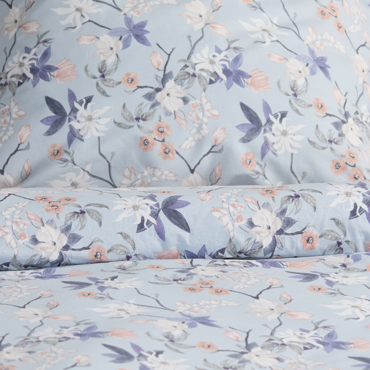 Pościel Bawełniana Morisa 200x220 cm z wzorem kwiatowym