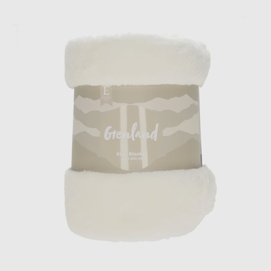 Jednokolorowy koc Grenland VII 150x200 cm