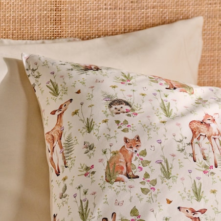 Pościel z bawełny satynowej Bambik 200x220 cm z motywem zwierzęcym