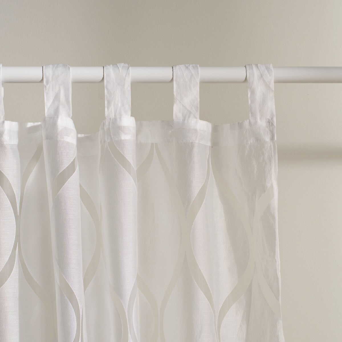 Firana Francoso 140x250 cm z motywem geometrycznym