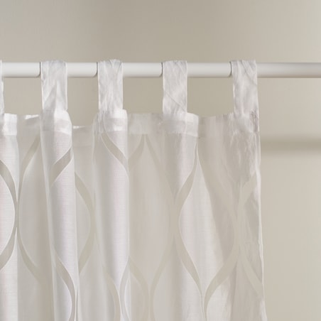 Firana Francoso 140x250 cm z motywem geometrycznym