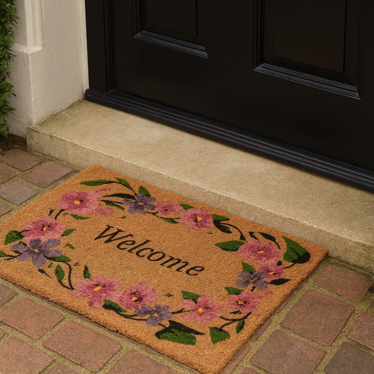 Wycieraczka Welcomi 40x60 cm z napisami