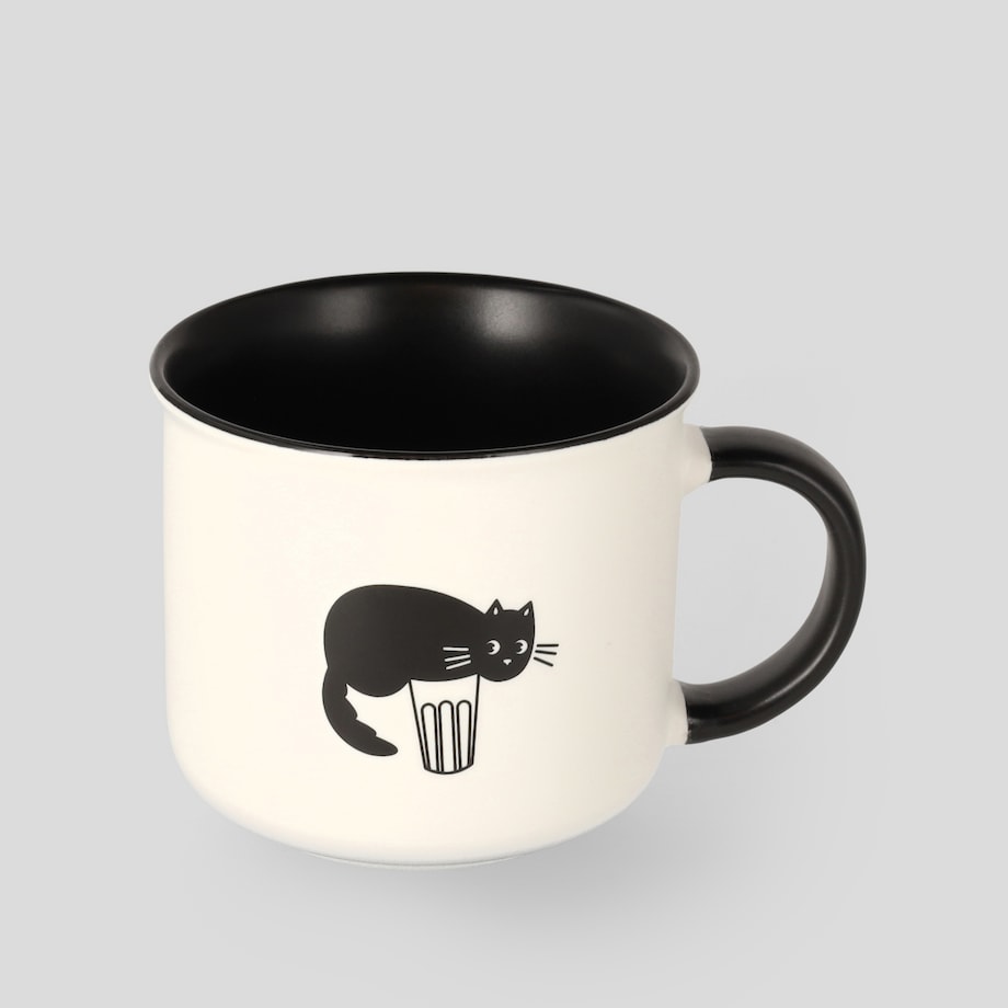 sirine, kubek z kotem