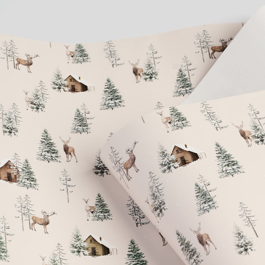 Papier Prezentowy Hirvedo