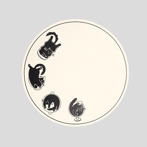 Podkładka dekoracyjna z kotem Sirin z motywem zwierzęcym