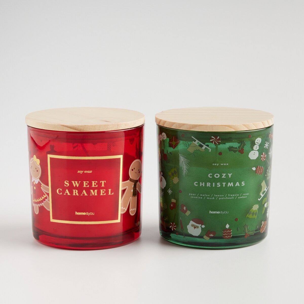 Świeca Zapachowa Festio z motywem mikołaja