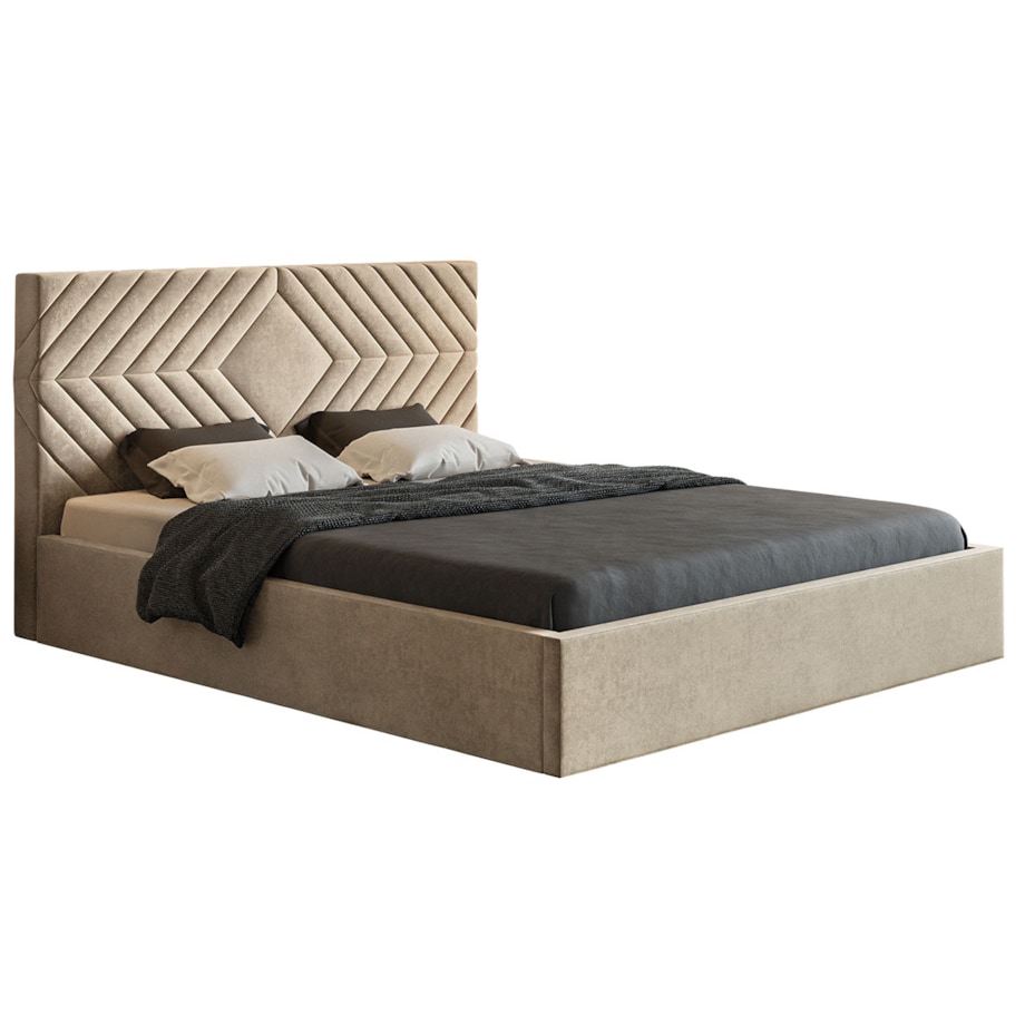 Łóżko jednoosobowe OLDO 2 z pojemnikiem na pościel