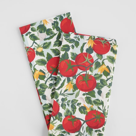 Komplet Ścierek Tobasi 45x65 cm z motywem warzyw