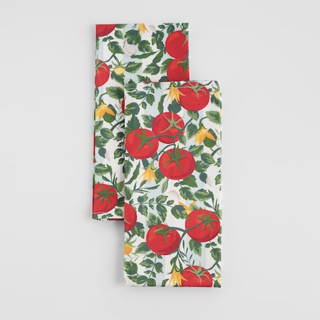 Komplet Ścierek Tobasi 45x65 cm z motywem warzyw