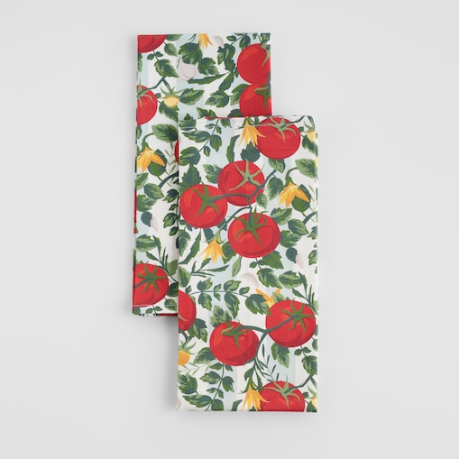 Komplet Ścierek Tobasi 45x65 cm z motywem warzyw