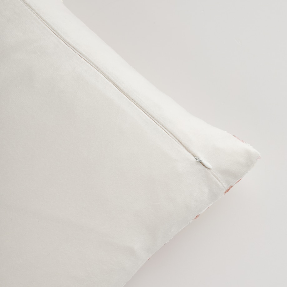 Poszewka Haftowana Shawbury 45x45 cm z motywem kwiatowym