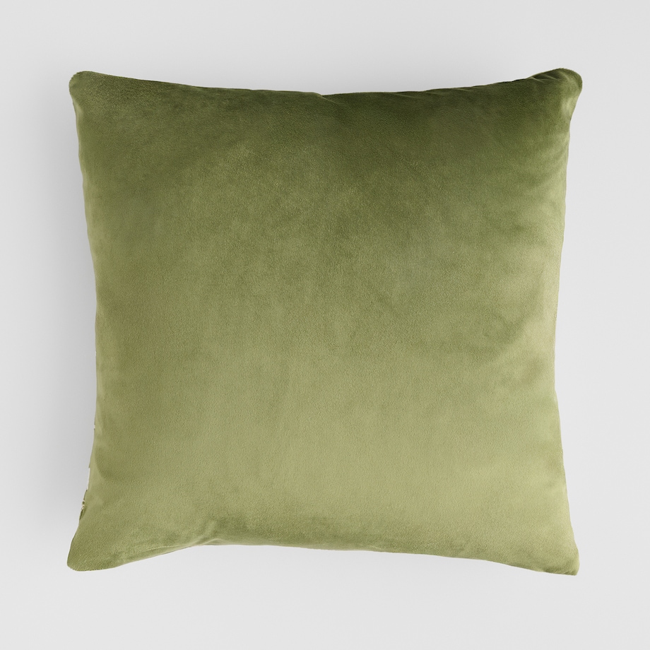 Poszewka Haftowana Inverness 45x45 cm z motywem roślinnym