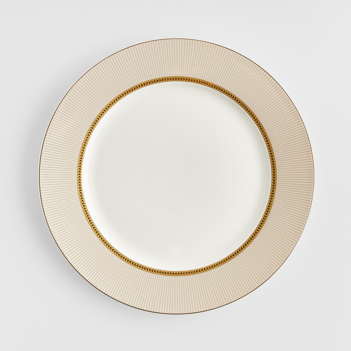 Talerz Obiadowy Galanta z motywem geometrycznym