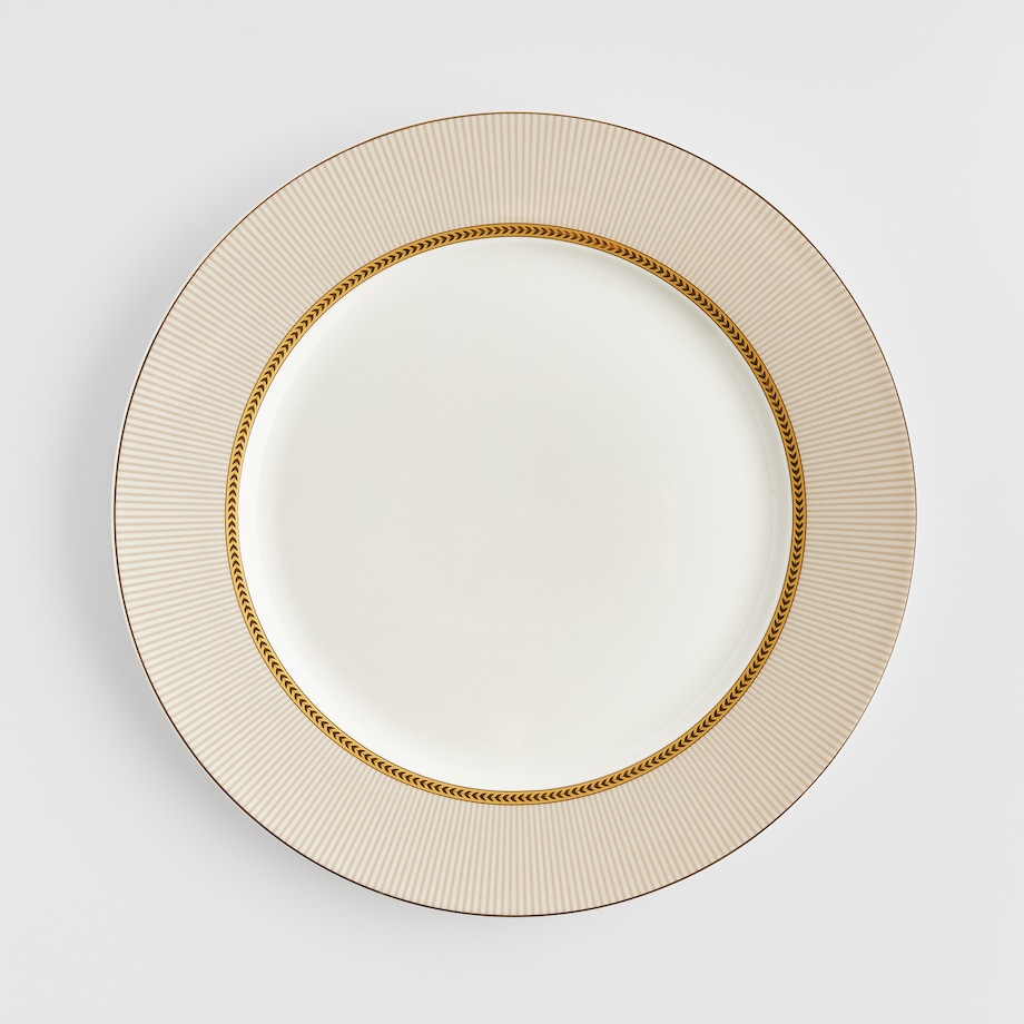 Talerz Obiadowy Galanta z motywem geometrycznym