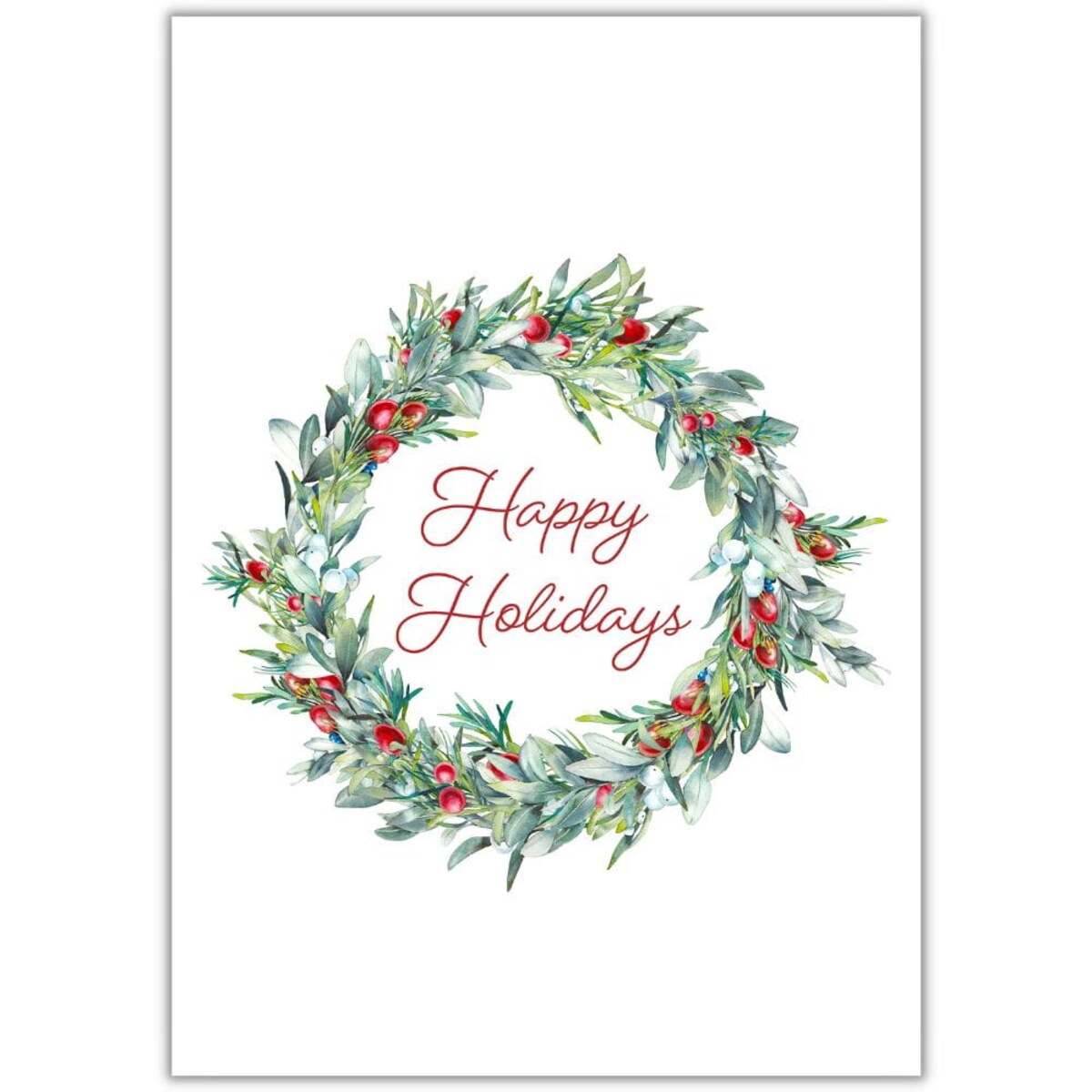 plakat happy holidays 21x30 cm