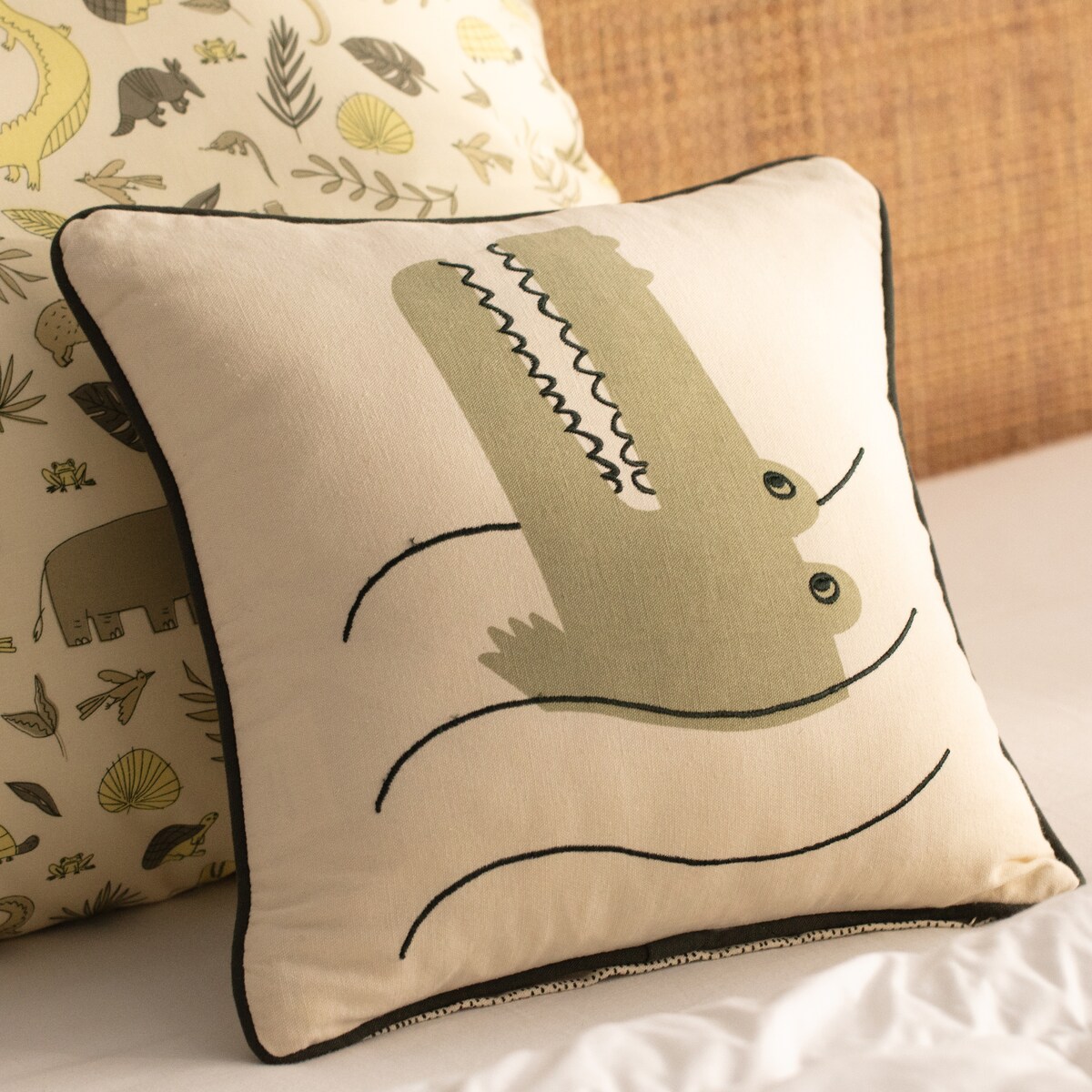 Poszewka Crocon 40x40 cm z motywem zwierzęcym