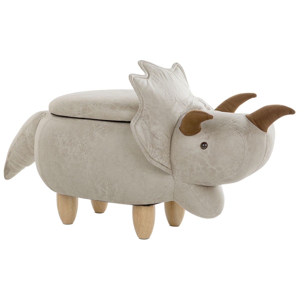 Pufa zwierzak ze schowkiem TRICERATOPS
