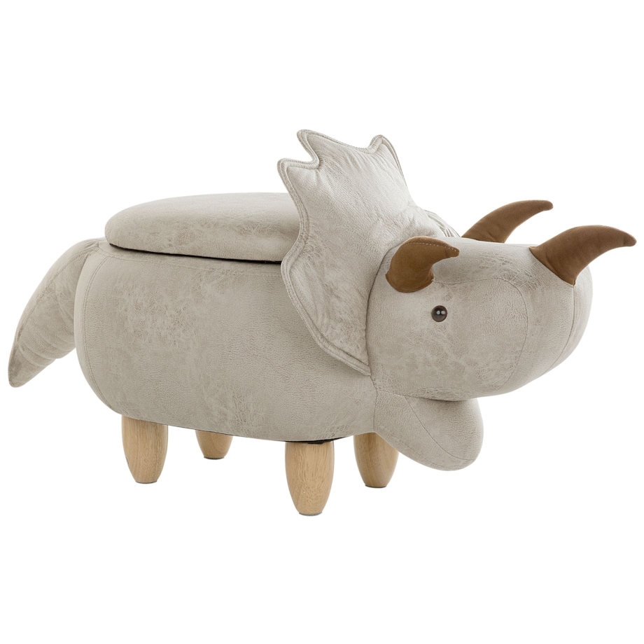 Pufa zwierzak ze schowkiem TRICERATOPS