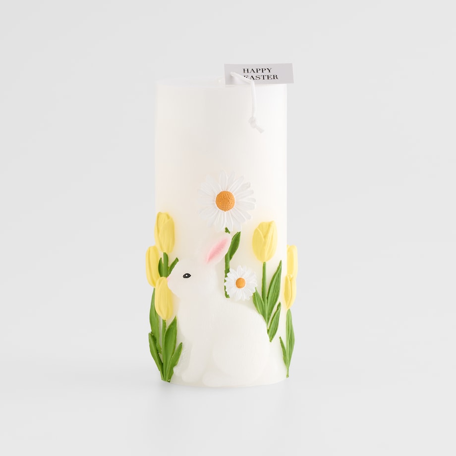 Świeca Kanin z motywem królika