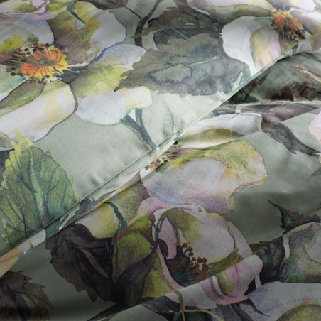 Pościel z bawełny satynowej Dunno 200x220 cm z wzorem kwiatowym