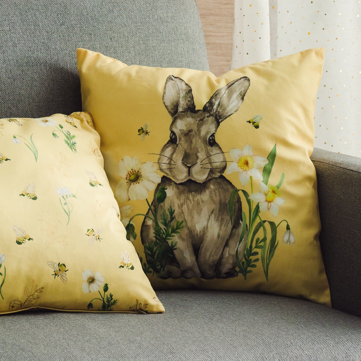 Poszewka Rabbiflower 45x45 cm