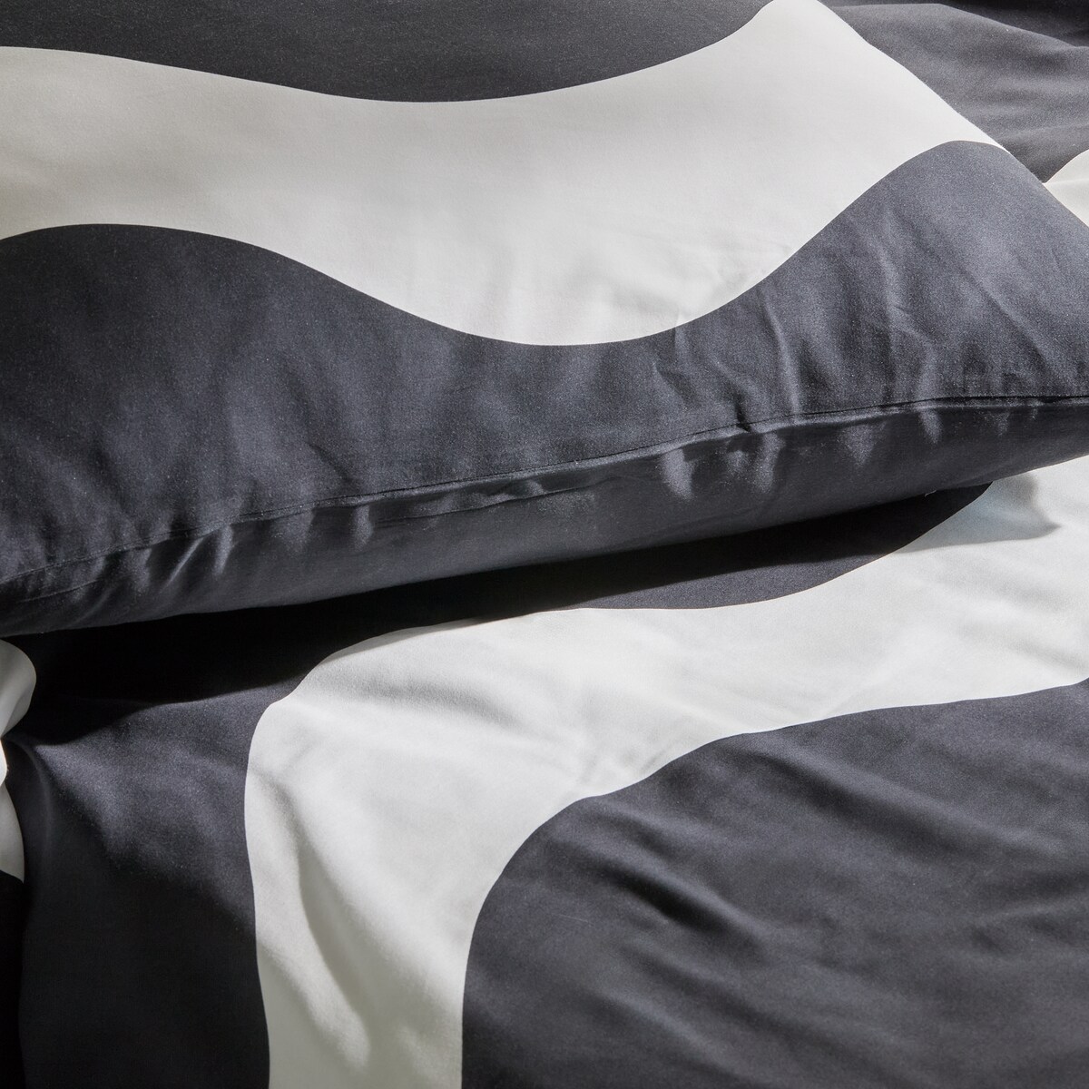 Pościel z bawełny satynowej Krucita 200x220 cm z motywem geometrycznym