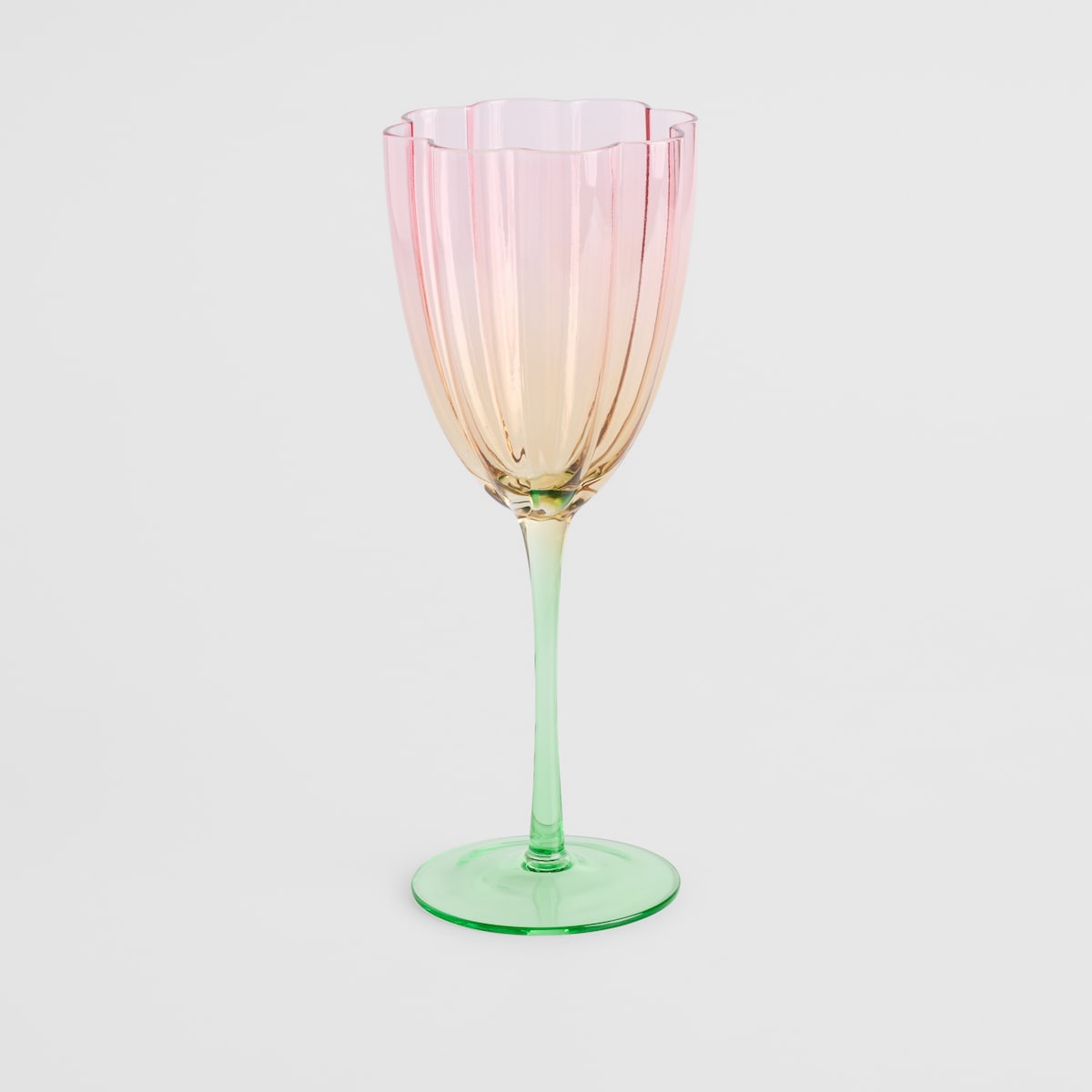 Kieliszek Do Wina Azali z motywem kwiatowym