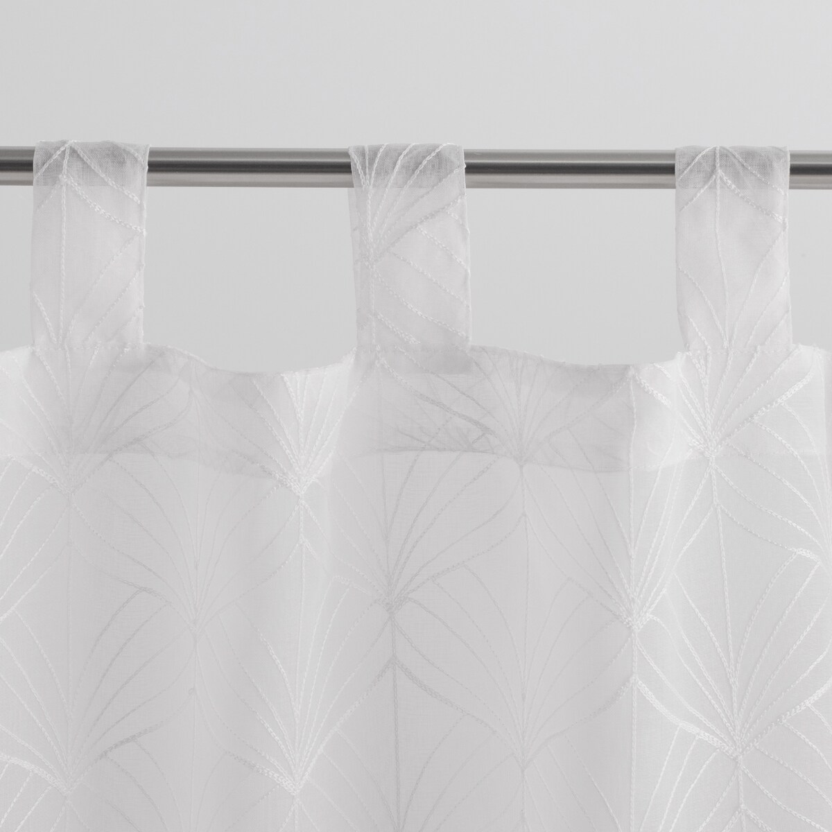 Firana Cesme 140x250 cm z motywem geometrycznym