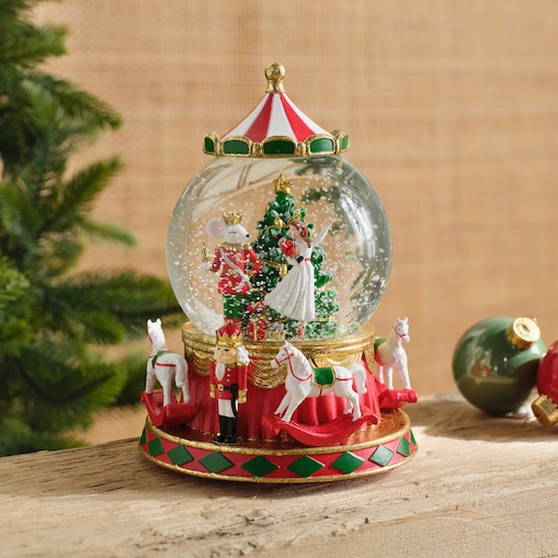 Kula Śnieżna Z Pozytywką Frostis z motywem dziadka do orzechów