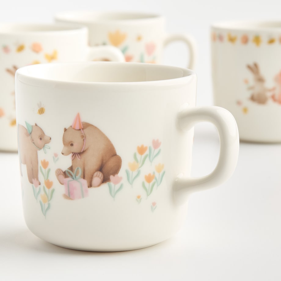 Komplet Kubków Ivy z motywem zwierzęcym