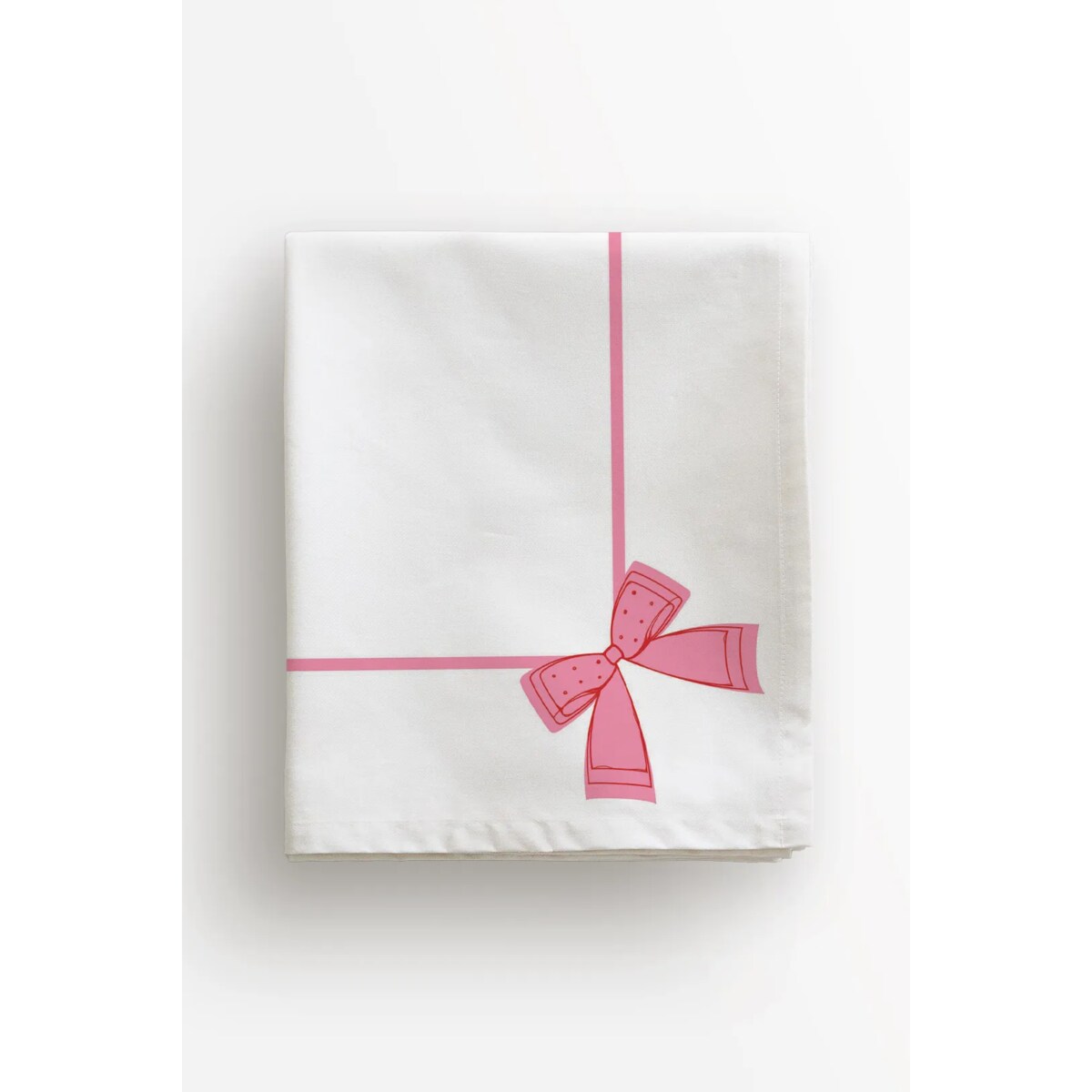 Obrus świąteczny - Kokardka - 100x100