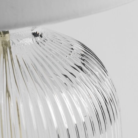 Alto lampa stołowa ze szklaną podstawą