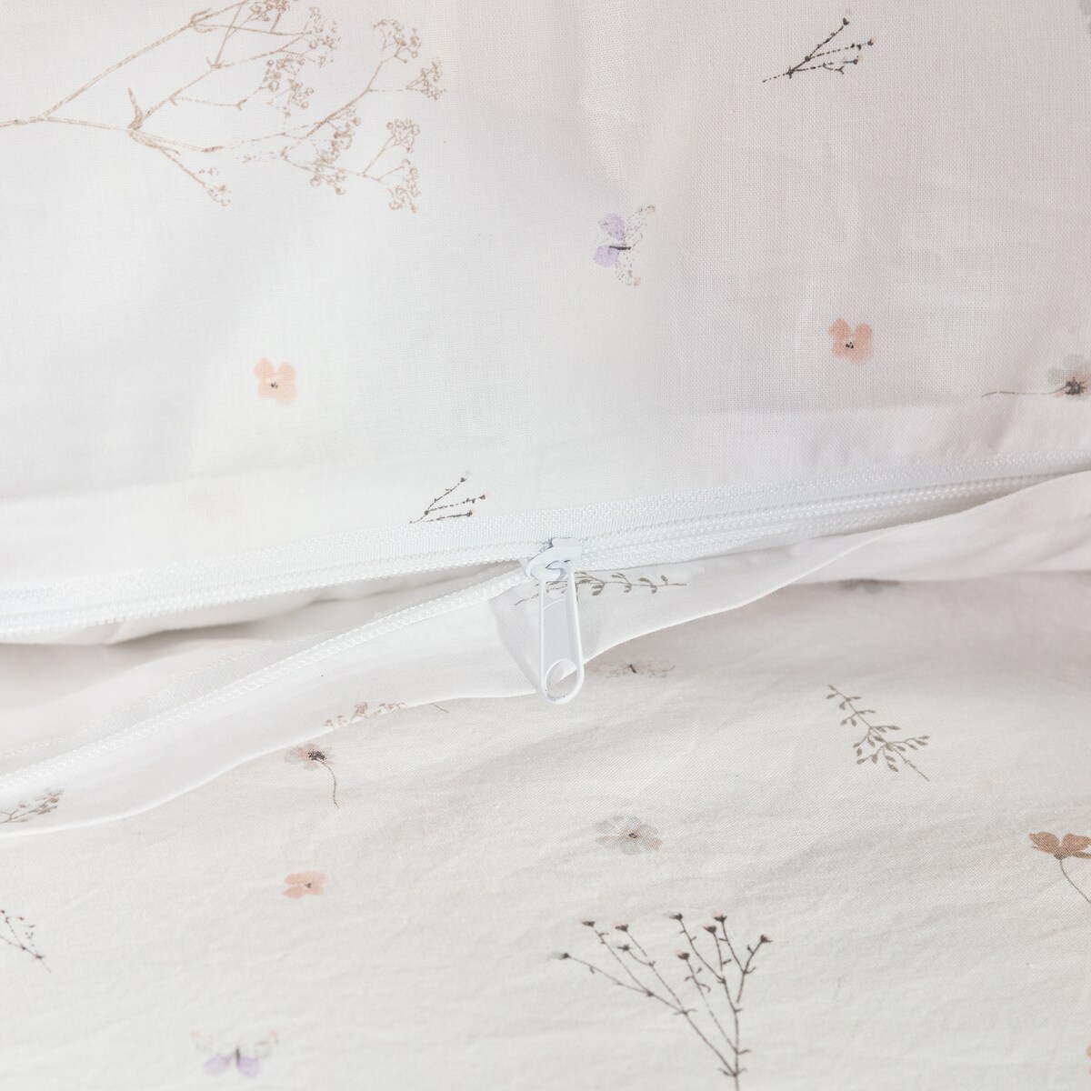 Pościel Bawełniana Dorana 140x200 cm z motywem kwiatowym