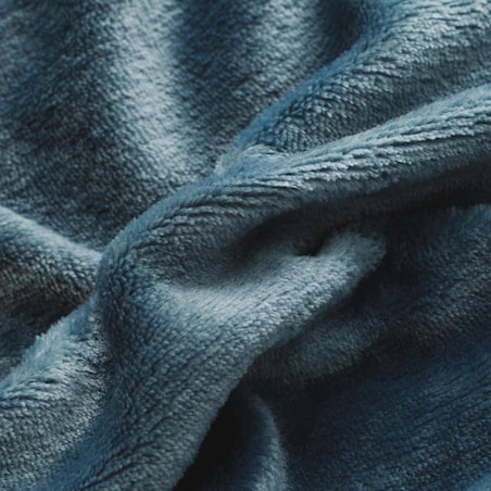 Jednokolorowy koc Tassels 130x170 cm