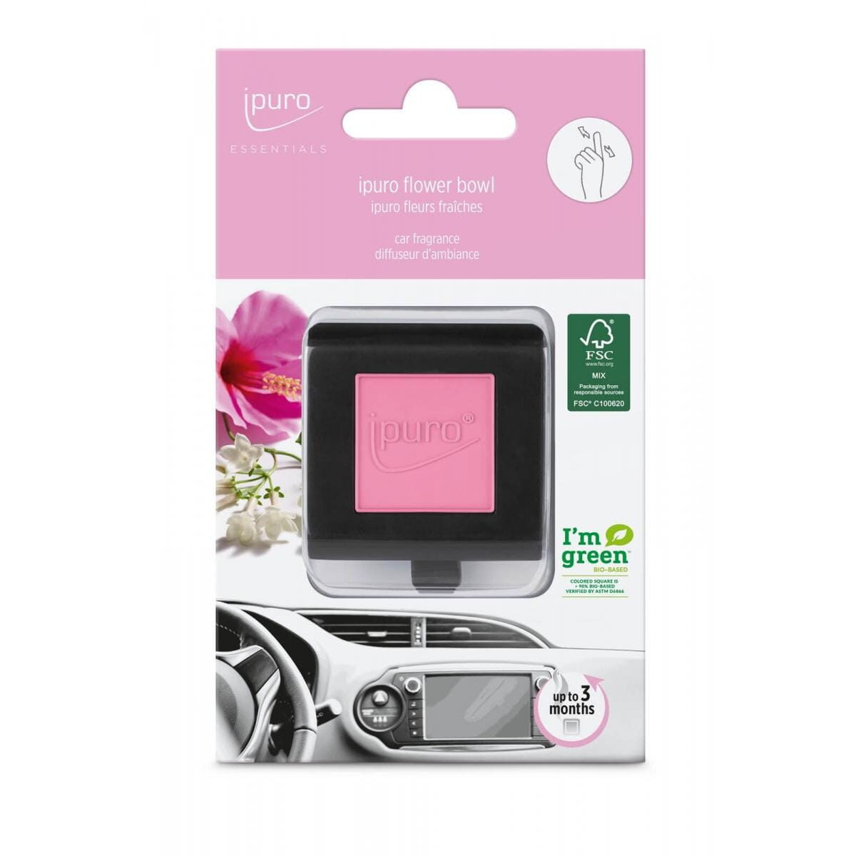 Zapach do samochodu ipuro ESSENTIALS, Flower Bowl