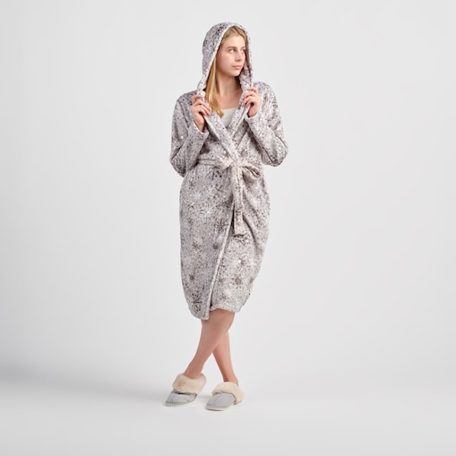 Szlafrok Snowf z motywem śnieżynki