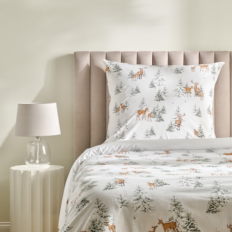 Pościel Bawełniana Hivros 140x200 cm z motywem zwierząt leśnych