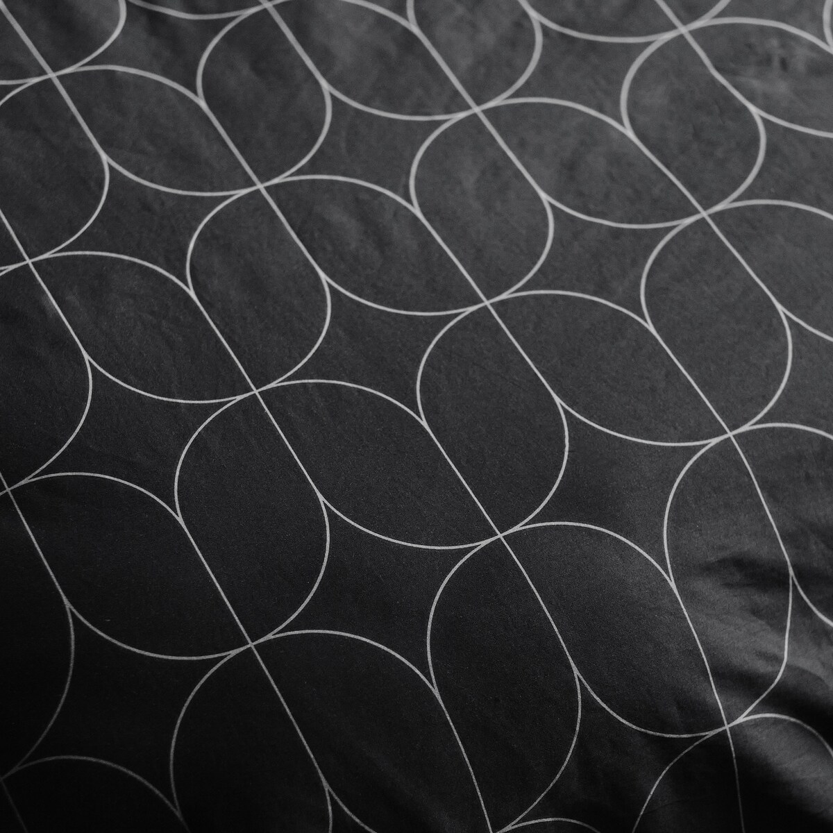 Pościel z bawełny satynowej Mistose 160x200 cm z motywem geometrycznym