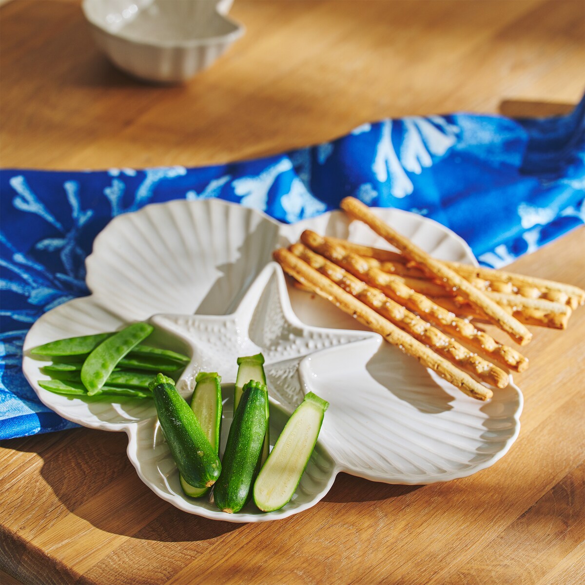 Patera Estrellina z motywem morskim