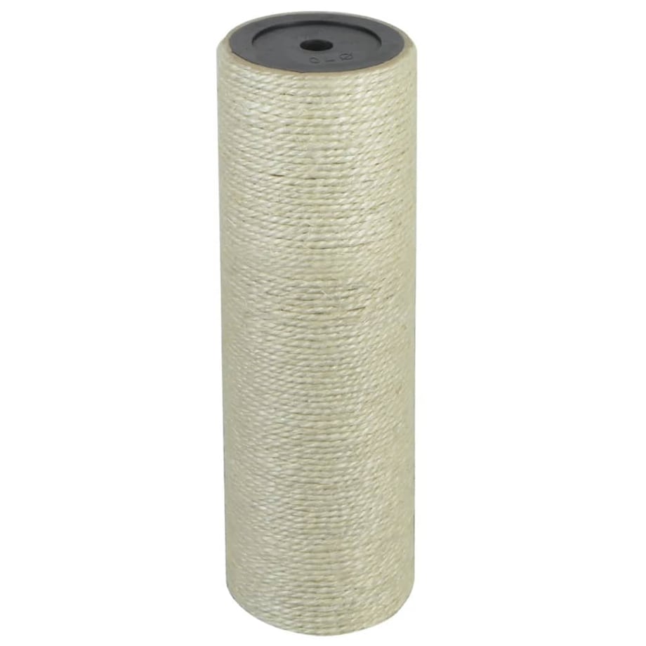 vidaXL Sizalowy drapak dla kota 10 mm beżowy